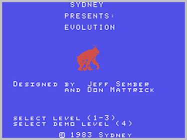 Evolution - Screenshot - Game Title (North America) - 256x192