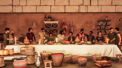 Illustration of Jesus Simulator