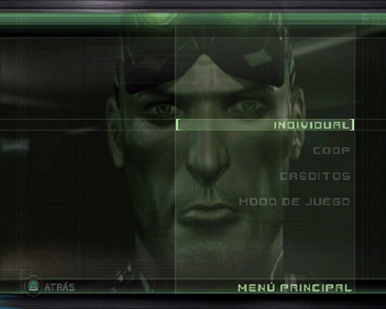 Tom Clancy's Splinter Cell: Chaos Theory - Screenshot - Game Select (Spain) - 640x512