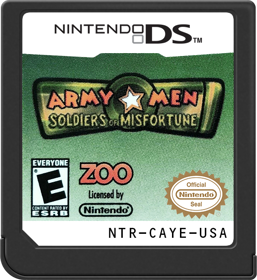 Army Men: Soldiers of Misfortune - Cart - Front (North America) - 517x564