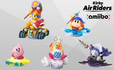 Kirby Air Riders - Advertisement Flyer - Front (World) - 732x447