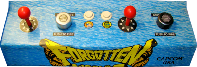 Forgotten Worlds - Arcade - Control Panel (United States) - 1789x613