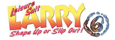 Leisure Suit Larry 6: Shape Up or Slip Out! - Clear Logo (World) - 3682x1280