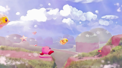 Kirby's Dream Land 2 DX - Fanart - Background (World) - 1920x1080