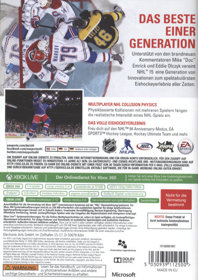 NHL 15 - Box - Back (Germany) - 501x708