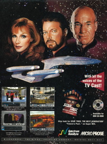 Star Trek: The Next Generation: A Final Unity - Advertisement Flyer - Front (United Kingdom) - 1637x2200