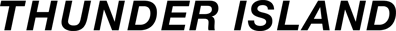Thunder Island - Clear Logo (North America) - 2400x188