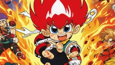 Honoo no Toukyuuji: Dodge Danpei - Fanart - Background (Japan) - 800x450