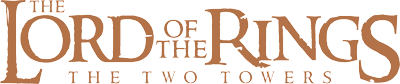 The Lord of the Rings: The Two Towers - Clear Logo (North America) - 400x84