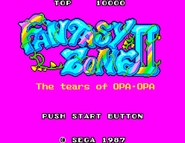 Fantasy Zone II - Screenshot - Game Title (World) - 496x384