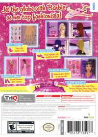 Barbie: Jet, Set & Style! - Box - Back (North America) - 486x680
