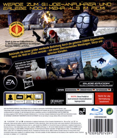 G.I. Joe: The Rise of Cobra - Box - Back (Germany) - 600x707