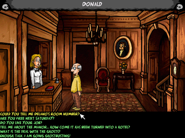Donld Dowell and the Ghost of Barker Manor - Screenshot - Gameplay (World) - 800x600