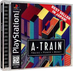 A-Train: Trains, Power, Money - Box - 3D (North America) - 1227x1200