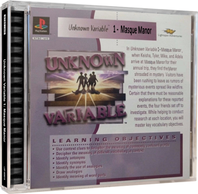 Unknown Variable 1: Masque Manor - Box - 3D (North America) - 1500x1467