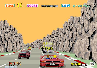 Sega Ages: OutRun - Screenshot - Gameplay (Japan) - 640x448