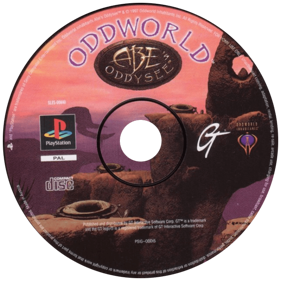 Oddworld: Abe's Oddysee - Disc (Italy) - 600x600