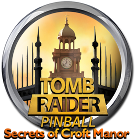 Tomb Raider Pinball: Secrets of Croft Manor - Fanart - Cart - Front (World) - 447x461