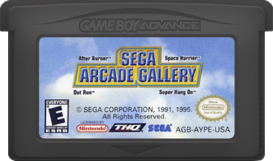 Sega Arcade Gallery - Cart - Front (North America) - 465x275
