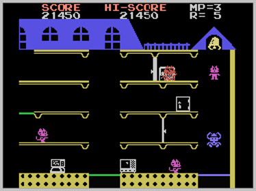 Mappy (Opcode Games) - Screenshot - Gameplay (World) - 256x192