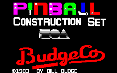 Pinball Construction Set - Screenshot - Game Title (Japan) - 640x400