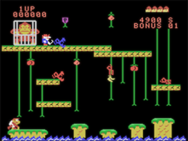 Donkey Kong Junior - Screenshot - Gameplay (World) - 256x192