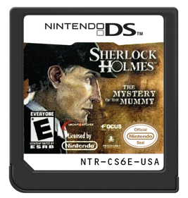 Sherlock Holmes: The Mystery of the Mummy - Cart - Front (North America) - 571x600