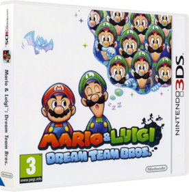 Mario & Luigi: Dream Team - Box - 3D (Italy) - 841x856