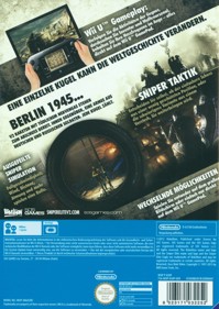 Sniper Elite V2 - Box - Back (Germany) - 909x1282