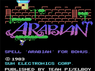 Arabian - Screenshot - Game Title (World) - 256x192
