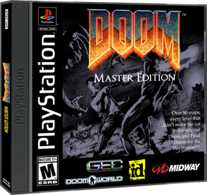 PlayStation Doom: Master Edition - Box - 3D (North America) - 1409x1330