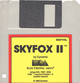 Skyfox II: The Cygnus Conflict - Disc (Europe) - 1067x1103