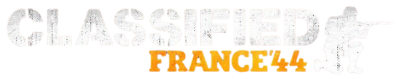 Classified: France '44 - Clear Logo (World) - 811x161