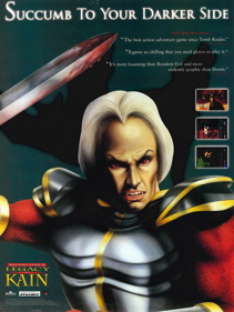 Blood Omen: Legacy of Kain - Advertisement Flyer - Front (United Kingdom) - 1654x2200