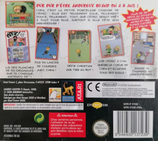 Cédric: L'Anniversaire de Chen - Box - Back (France) - 1162x1035