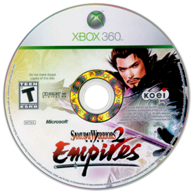 Samurai Warriors 2 Empires - Disc (North America) - 900x900