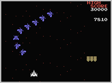 Galaga - Screenshot - Gameplay (World) - 256x192