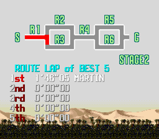OutRun 2019 - Screenshot - High Scores (World) - 256x224