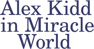 Alex Kidd in Miracle World - Clear Logo (Brazil) - 3840x2019