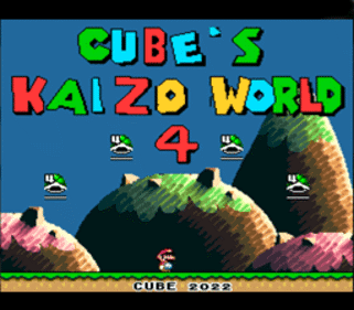 Super Mario World: Cube's Kaizo World 4 - Screenshot - Game Title (United States) - 256x224