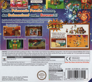 Mario & Luigi: Superstar Saga + Bowser's Minions - Box - Back (Germany) - 3027x2691
