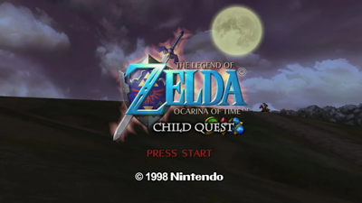 The Legend of Zelda: Child Quest - Screenshot - Game Title (World) - 1280x720