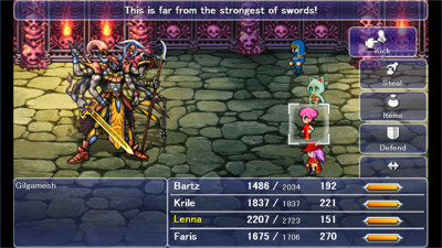 Final Fantasy V (2015) - Screenshot - Gameplay (North America) - 1920x1080