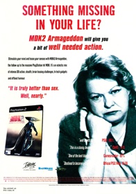 MDK 2: Armageddon - Advertisement Flyer - Front (United Kingdom) - 1747x2495