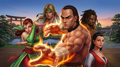 Martial Masters - Fanart - Background (Europe) - 1920x1080