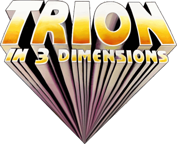 Trion in 3 Dimensions - Clear Logo (North America) - 1238x1004