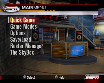 ESPN NHL Hockey - Screenshot - Game Select (World) - 640x512