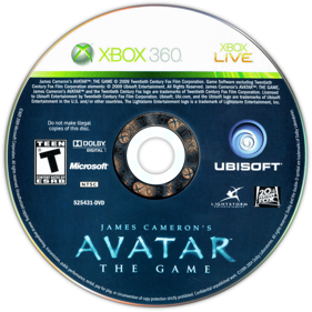 James Cameron's Avatar: The Game - Disc (North America) - 791x791