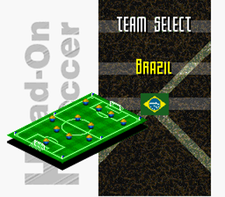 Head-On Soccer - Screenshot - Game Select (North America) - 256x224