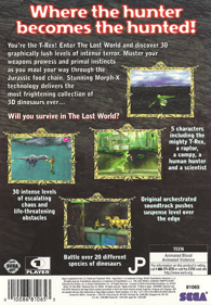 The Lost World: Jurassic Park - Box - Back (North America) - 1633x2352